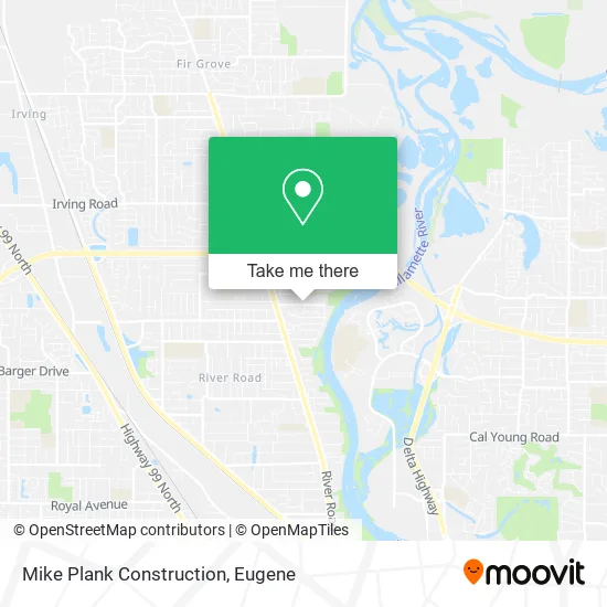 Mapa de Mike Plank Construction