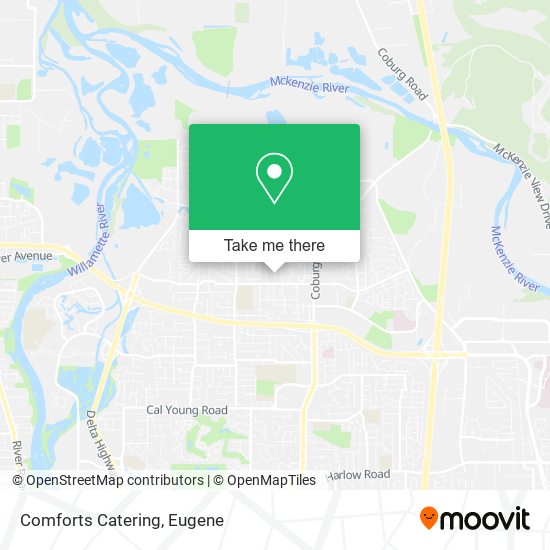 Mapa de Comforts Catering