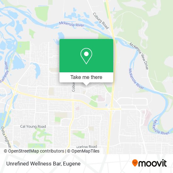 Unrefined Wellness Bar map