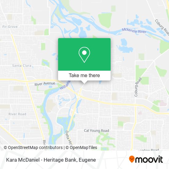 Kara McDaniel - Heritage Bank map