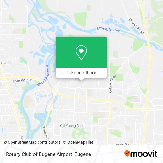 Mapa de Rotary Club of Eugene Airport