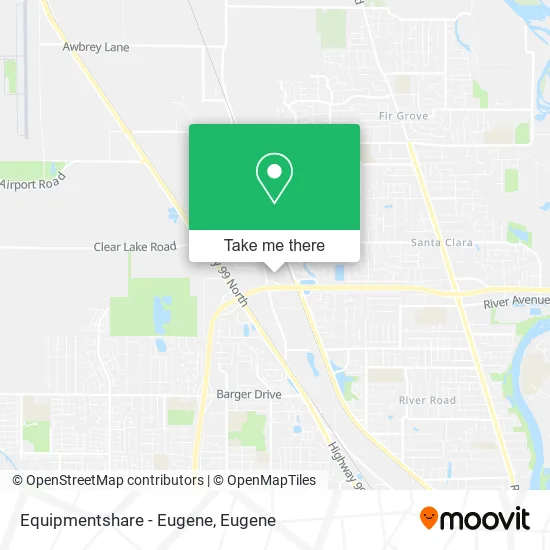 Mapa de Equipmentshare - Eugene
