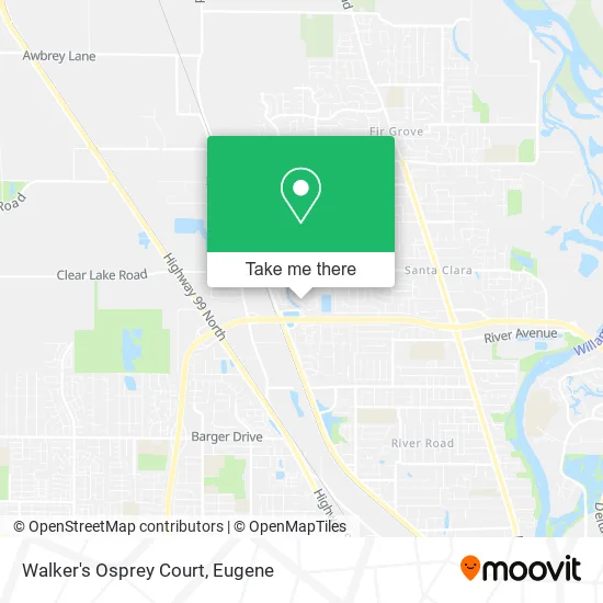 Walker's Osprey Court map