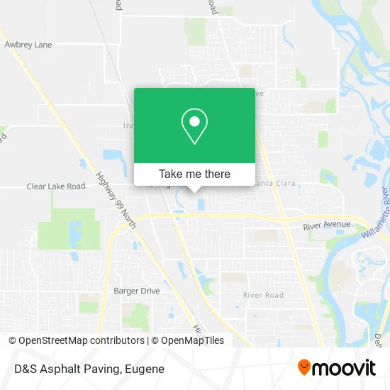 Mapa de D&S Asphalt Paving