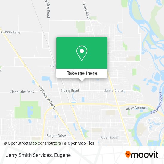 Jerry Smith Services map