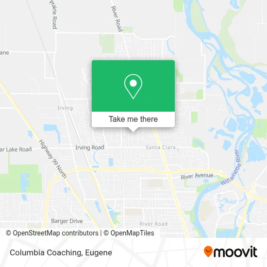 Columbia Coaching map