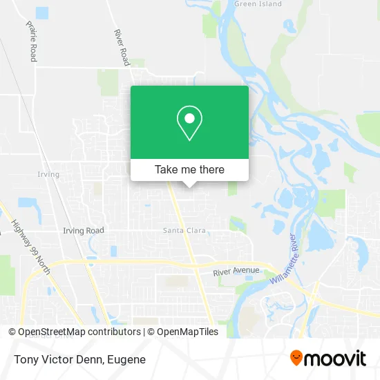 Mapa de Tony Victor Denn