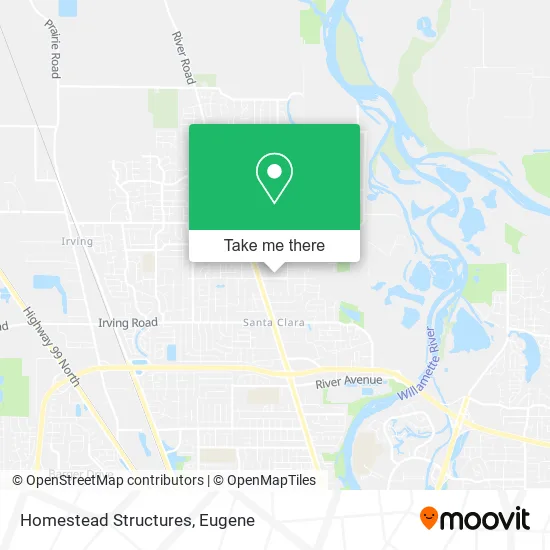 Mapa de Homestead Structures