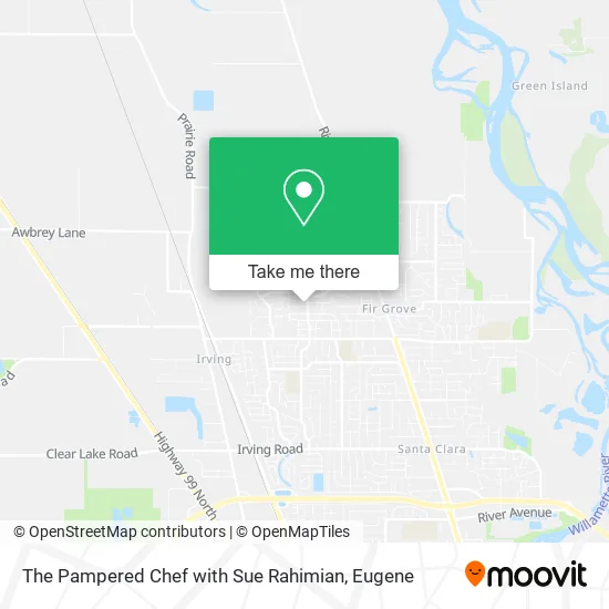 The Pampered Chef with Sue Rahimian map