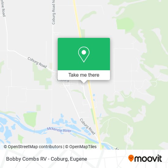 Bobby Combs RV - Coburg map