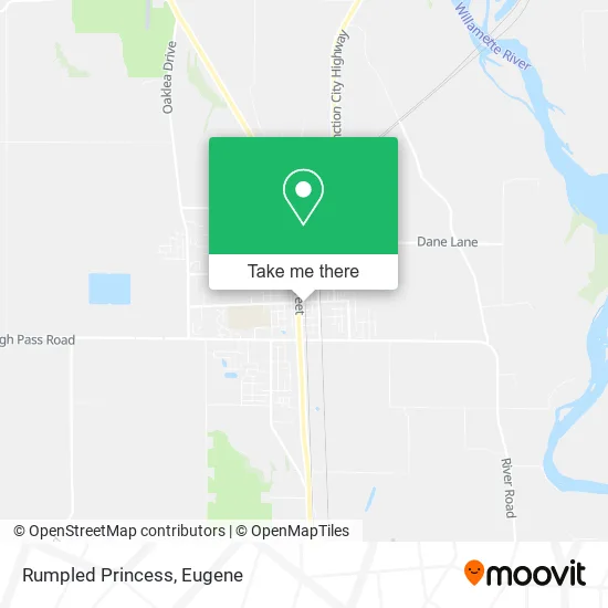 Rumpled Princess map