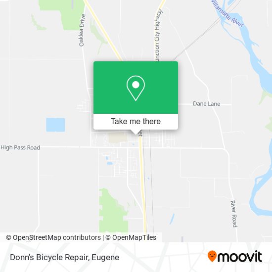 Donn's Bicycle Repair map