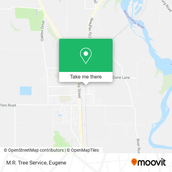 M.R. Tree Service map