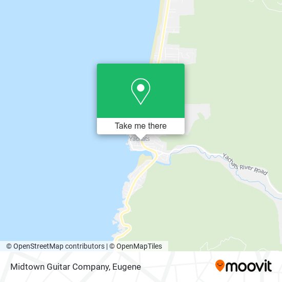 Midtown Guitar Company map
