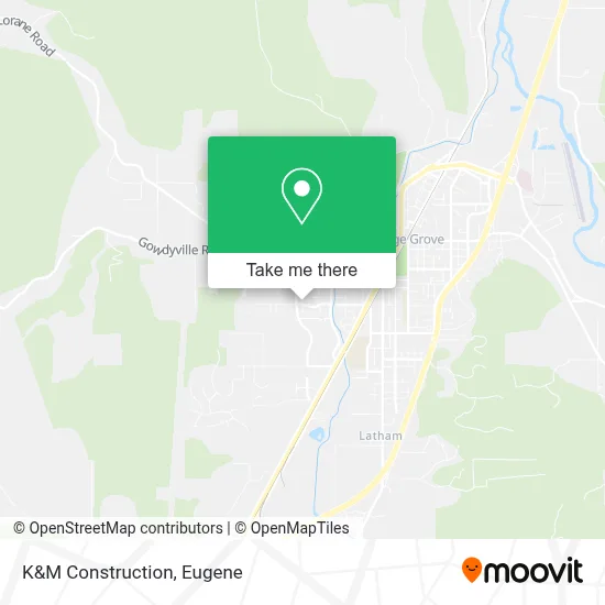 K&M Construction map