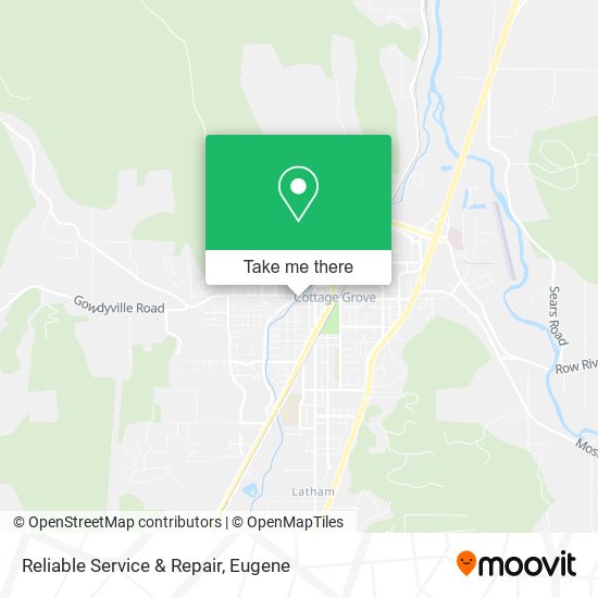 Mapa de Reliable Service & Repair