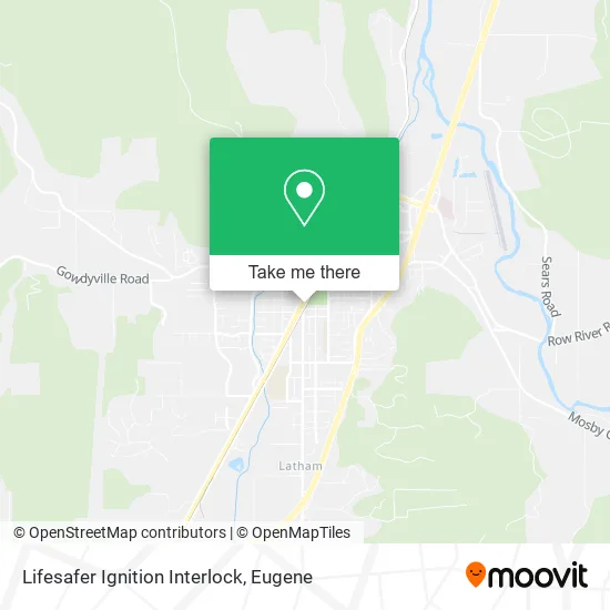 Lifesafer Ignition Interlock map