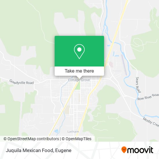 Juquila Mexican Food map