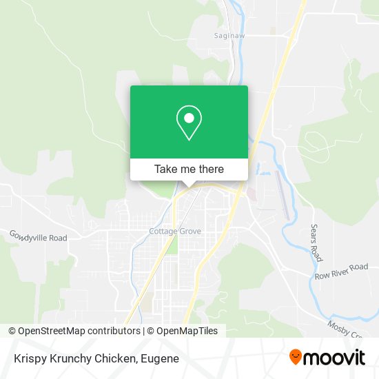 Krispy Krunchy Chicken map