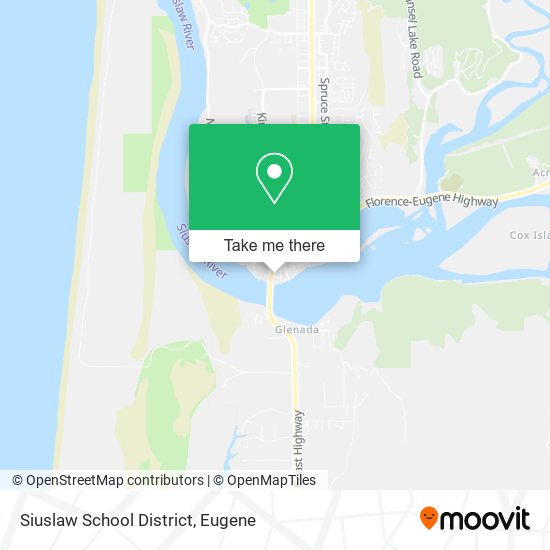 Siuslaw School District map