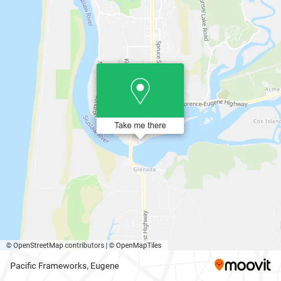 Mapa de Pacific Frameworks