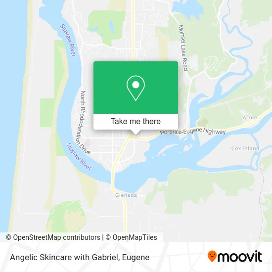 Angelic Skincare with Gabriel map