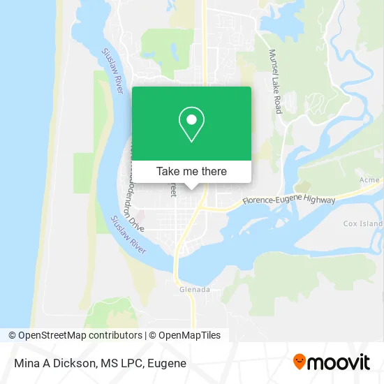 Mapa de Mina A Dickson, MS LPC