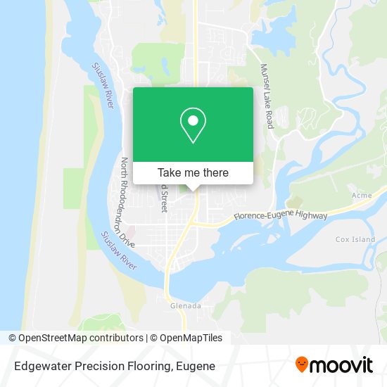 Edgewater Precision Flooring map