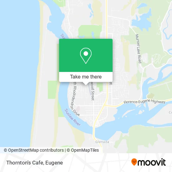 Mapa de Thornton's Cafe