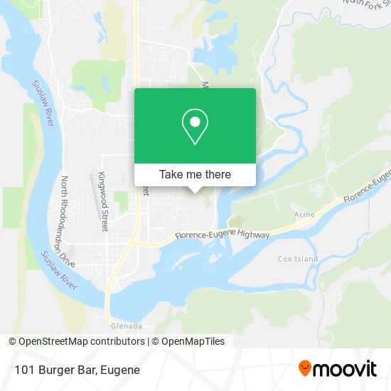 Mapa de 101 Burger Bar