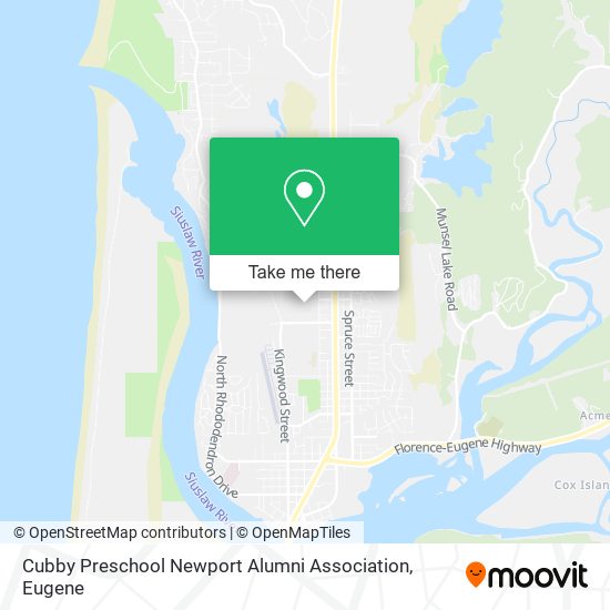 Mapa de Cubby Preschool Newport Alumni Association