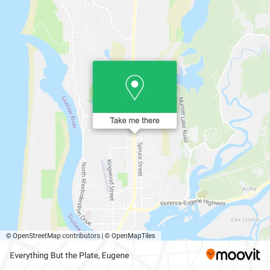Mapa de Everything But the Plate