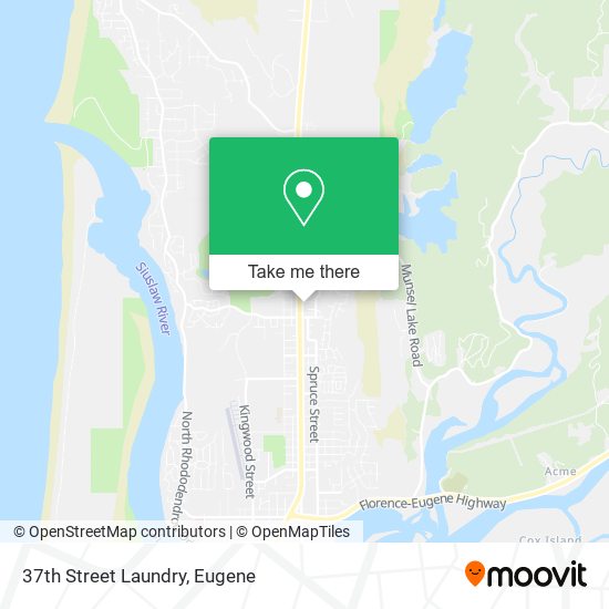 37th Street Laundry map