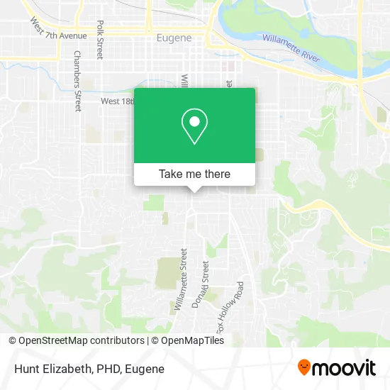 Mapa de Hunt Elizabeth, PHD