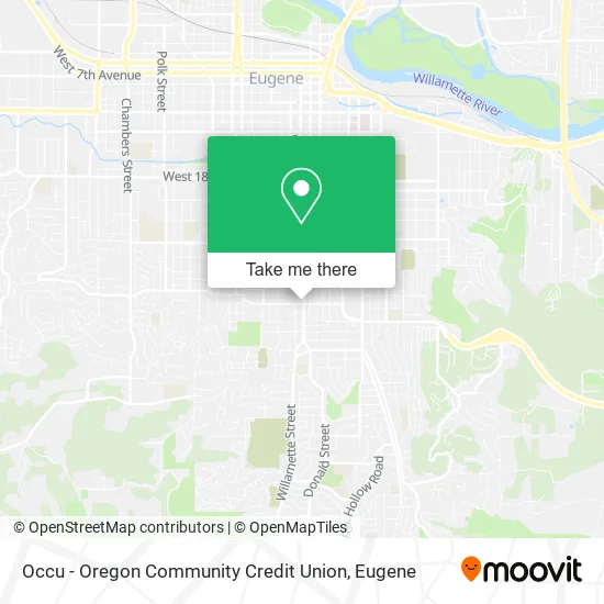 Mapa de Occu - Oregon Community Credit Union