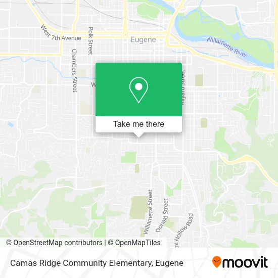 Camas Ridge Community Elementary map