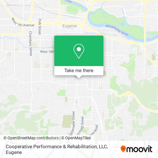 Mapa de Cooperative Performance & Rehabilitation, LLC