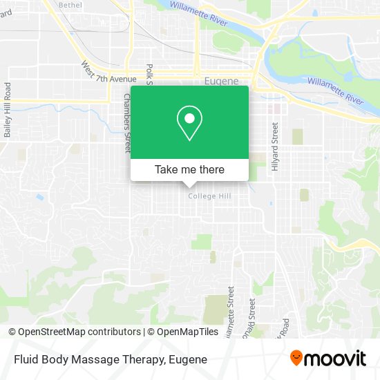 Fluid Body Massage Therapy map