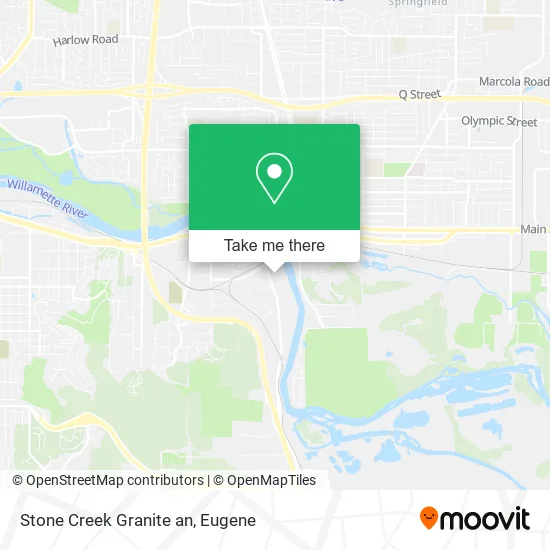 Mapa de Stone Creek Granite an