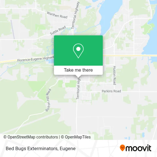 Bed Bugs Exterminators map