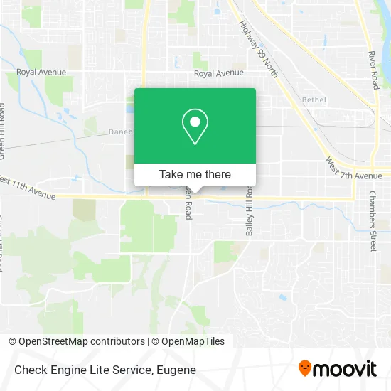 Check Engine Lite Service map