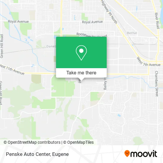 Mapa de Penske Auto Center
