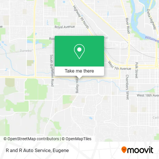 Mapa de R and R Auto Service