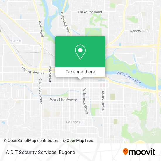 A D T Security Services map