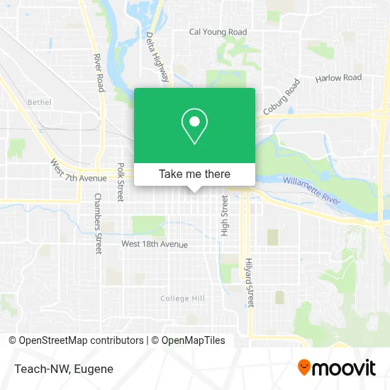 Teach-NW map