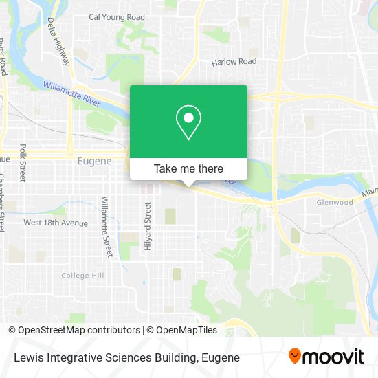 Mapa de Lewis Integrative Sciences Building