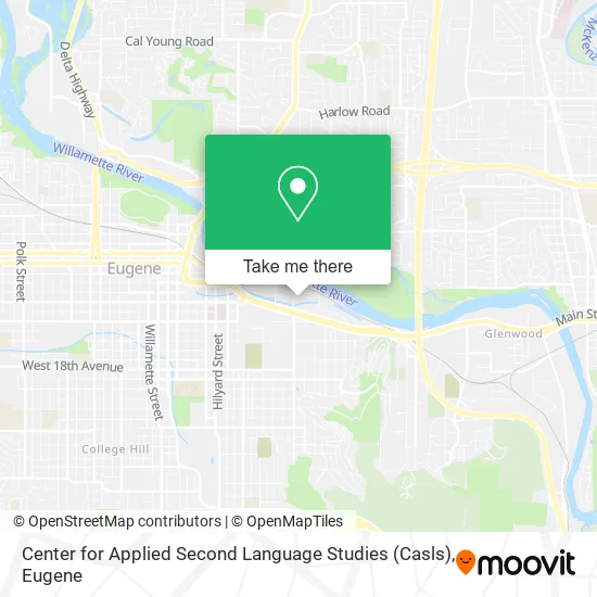 Center for Applied Second Language Studies (Casls) map