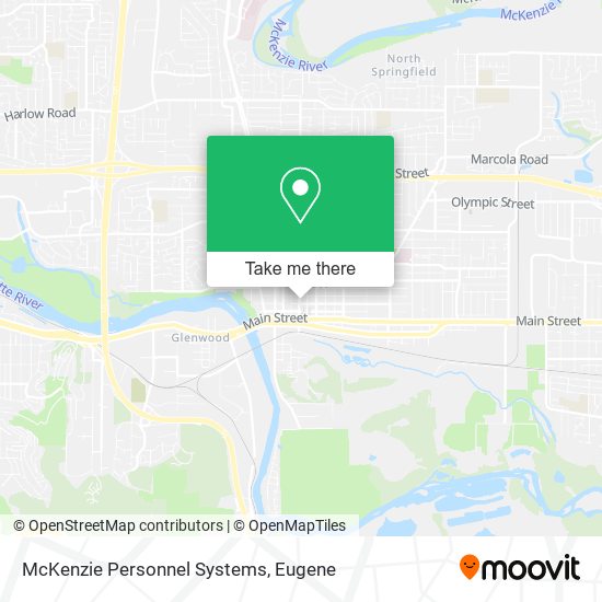 McKenzie Personnel Systems map