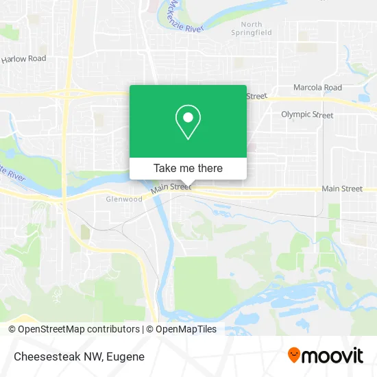 Cheesesteak NW map