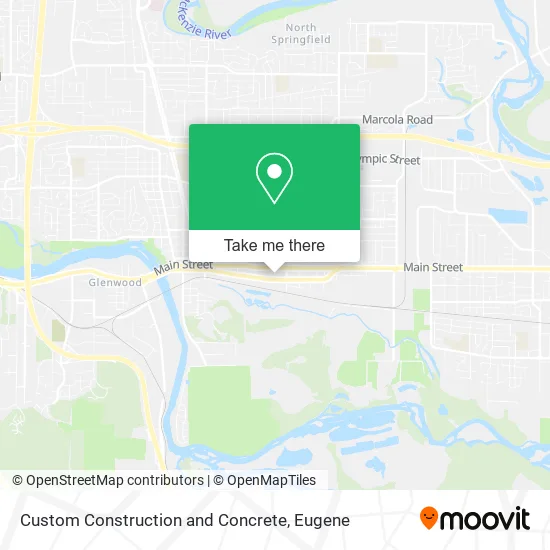 Custom Construction and Concrete map